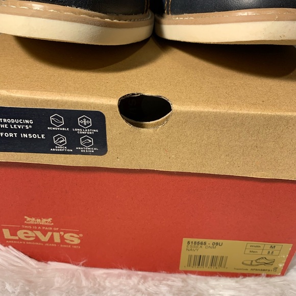 🆕 Levi’s Essex Denim Cap Tor Lace Up Shoes - Picture 11 of 16